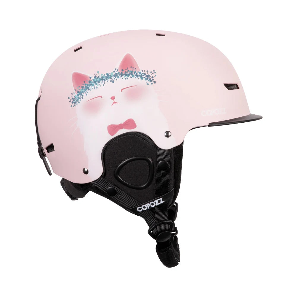 COPOZZ Graphic Art Ski & Snowboard Helmet (CE Certified)