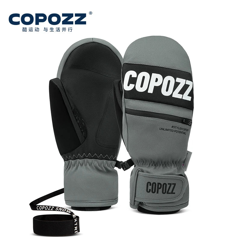 COPOZZ 3M Thinsulate Waterproof Ski Mittens