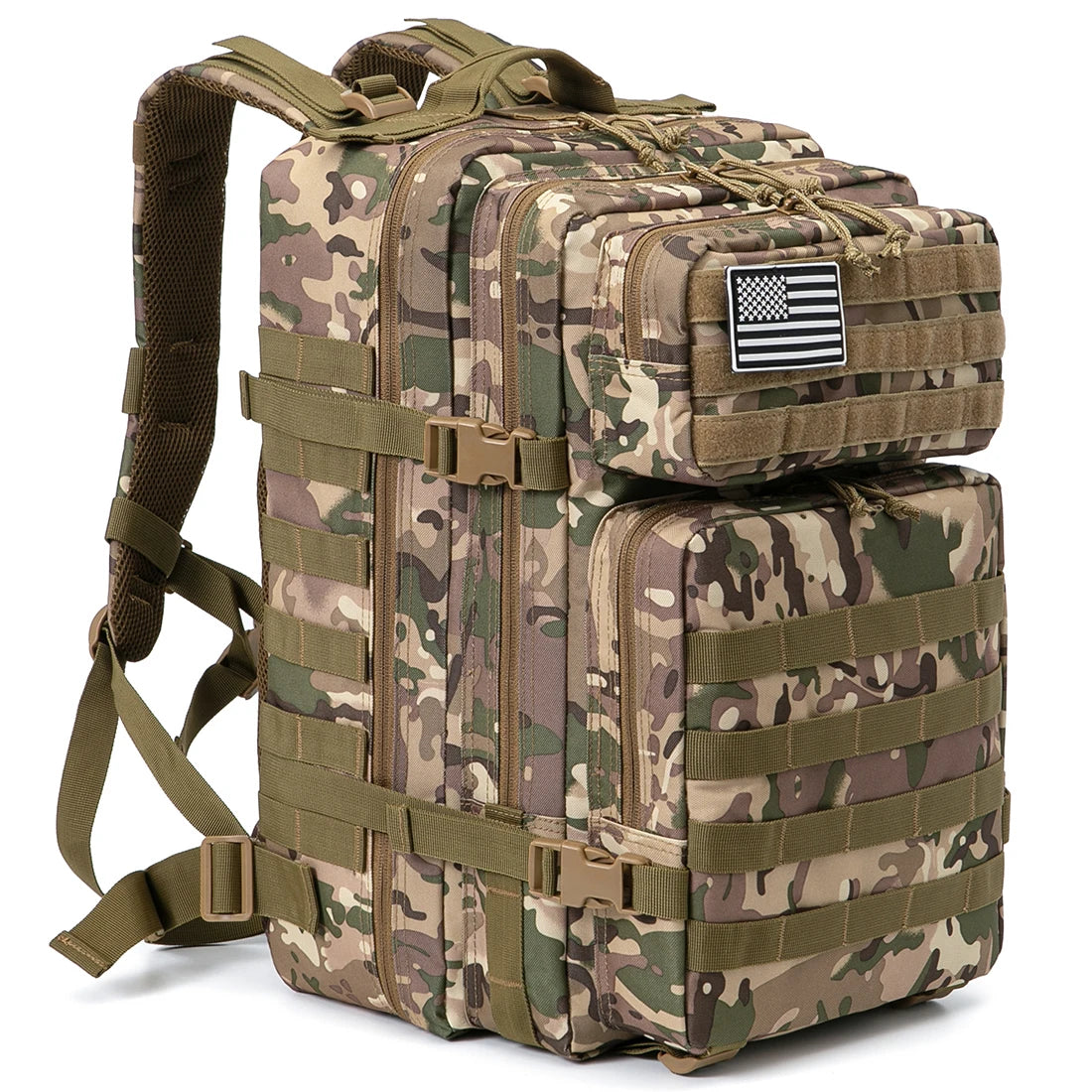 45L Tactical MOLLE Backpack for Hiking & Trekking