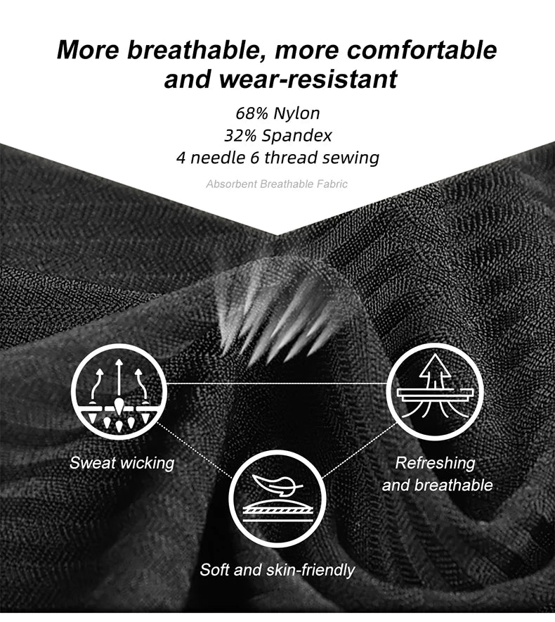 X-TIGER 5D Padded Cycling Underwear Shorts (6-Hour Support)