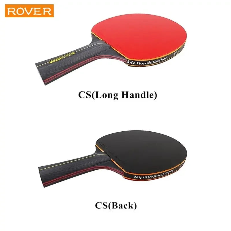 Professional Table Tennis Racket Set 2PCS - 5/6 Star