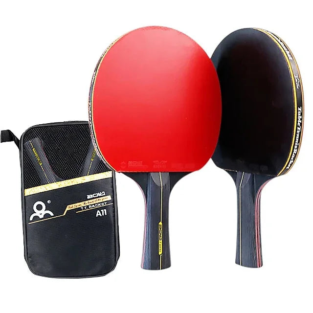 Professional Table Tennis Racket Set 2PCS - 5/6 Star