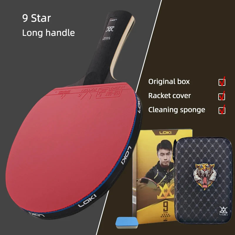 LOKI PRO Carbon Table Tennis Racket