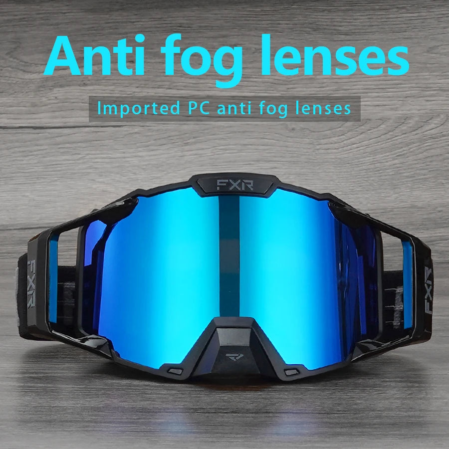 FXR Combat MX & Ski Goggles (Anti-Fog Double Lens)