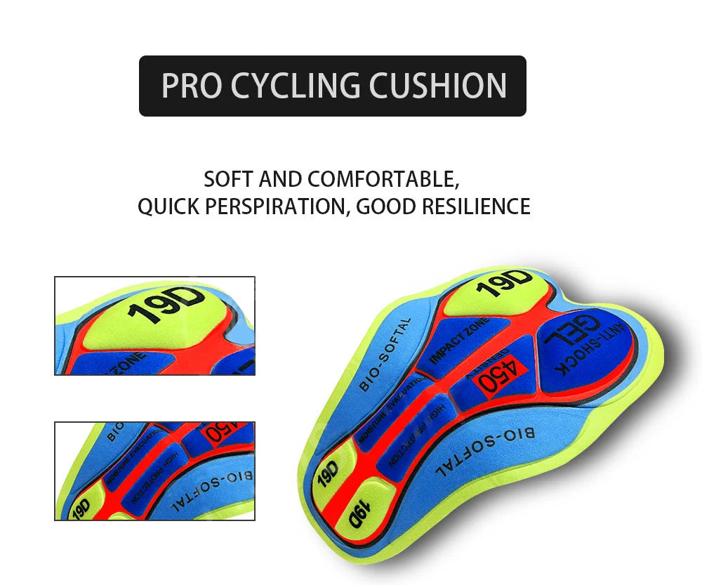 RAUDAX Pro Performance Cycling Kit (19D Gel Pad)