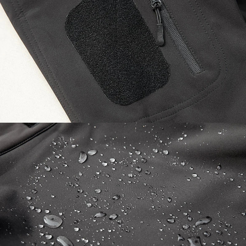 Waterproof Fleece-Lined Softshell Jacket & Pants Set