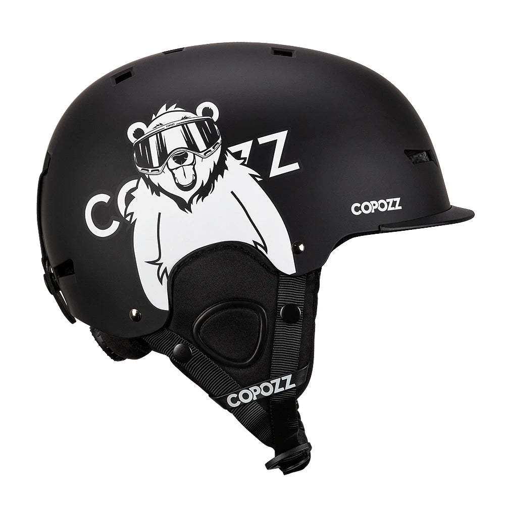 COPOZZ Graphic Art Ski & Snowboard Helmet (CE Certified)