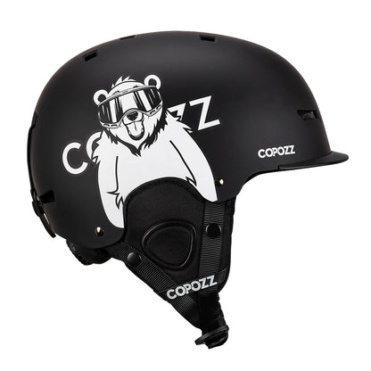 COPOZZ Graphic Art Ski & Snowboard Helmet (CE Certified)