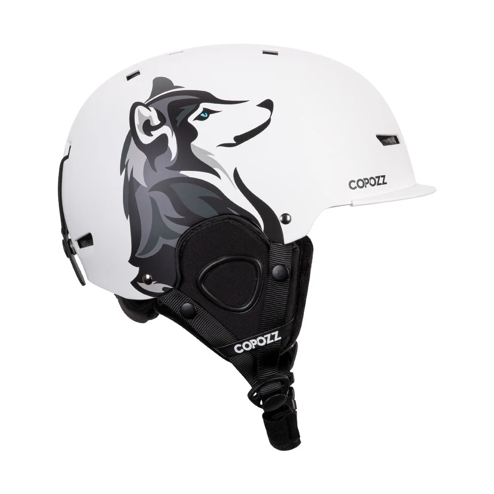 COPOZZ Graphic Art Ski & Snowboard Helmet (CE Certified)