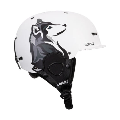 COPOZZ Graphic Art Ski & Snowboard Helmet (CE Certified)