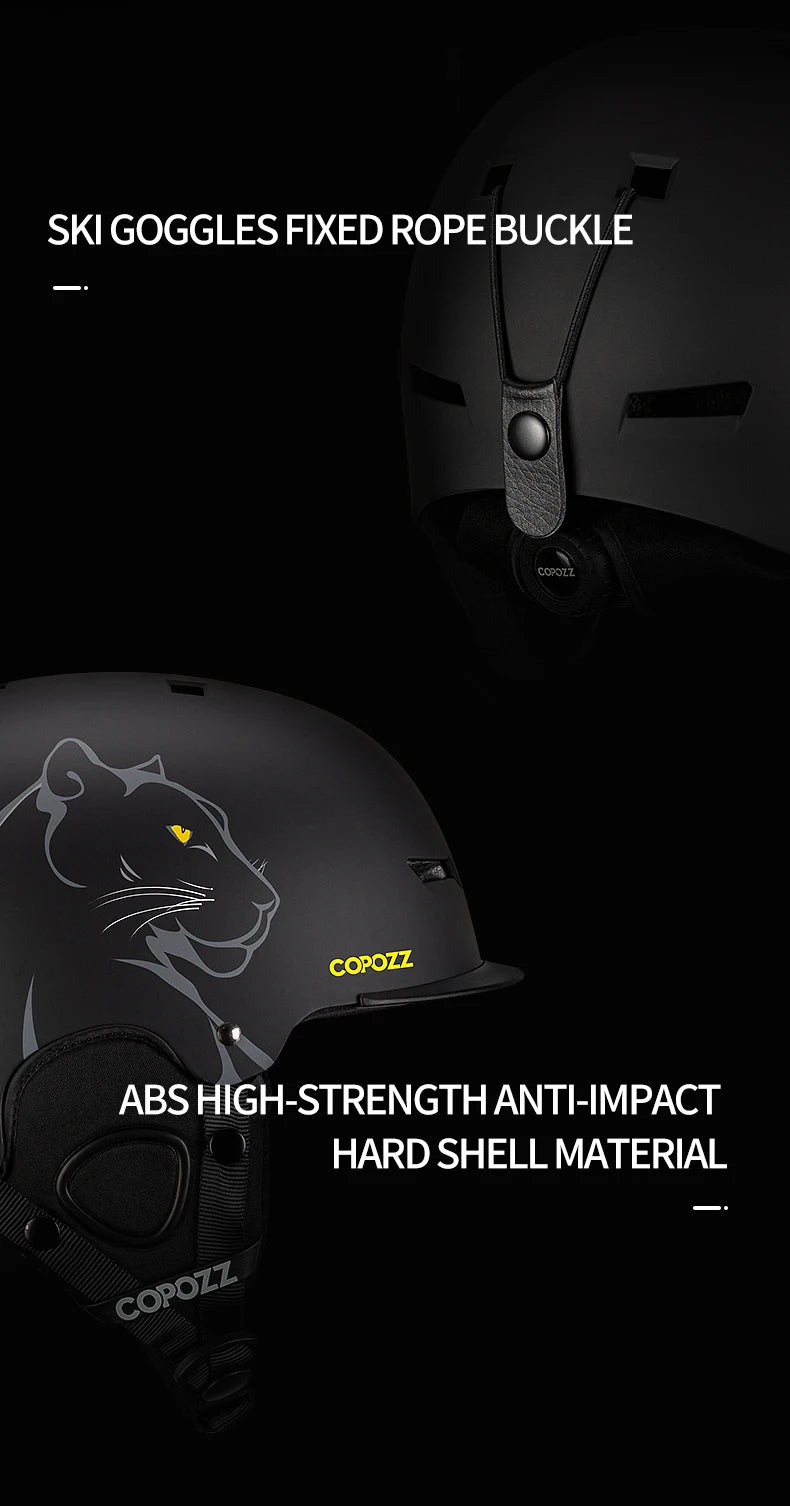 COPOZZ Graphic Art Ski & Snowboard Helmet (CE Certified)