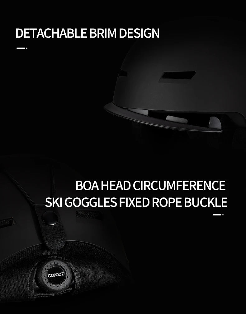 COPOZZ Graphic Art Ski & Snowboard Helmet (CE Certified)