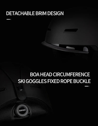 COPOZZ Graphic Art Ski & Snowboard Helmet (CE Certified)