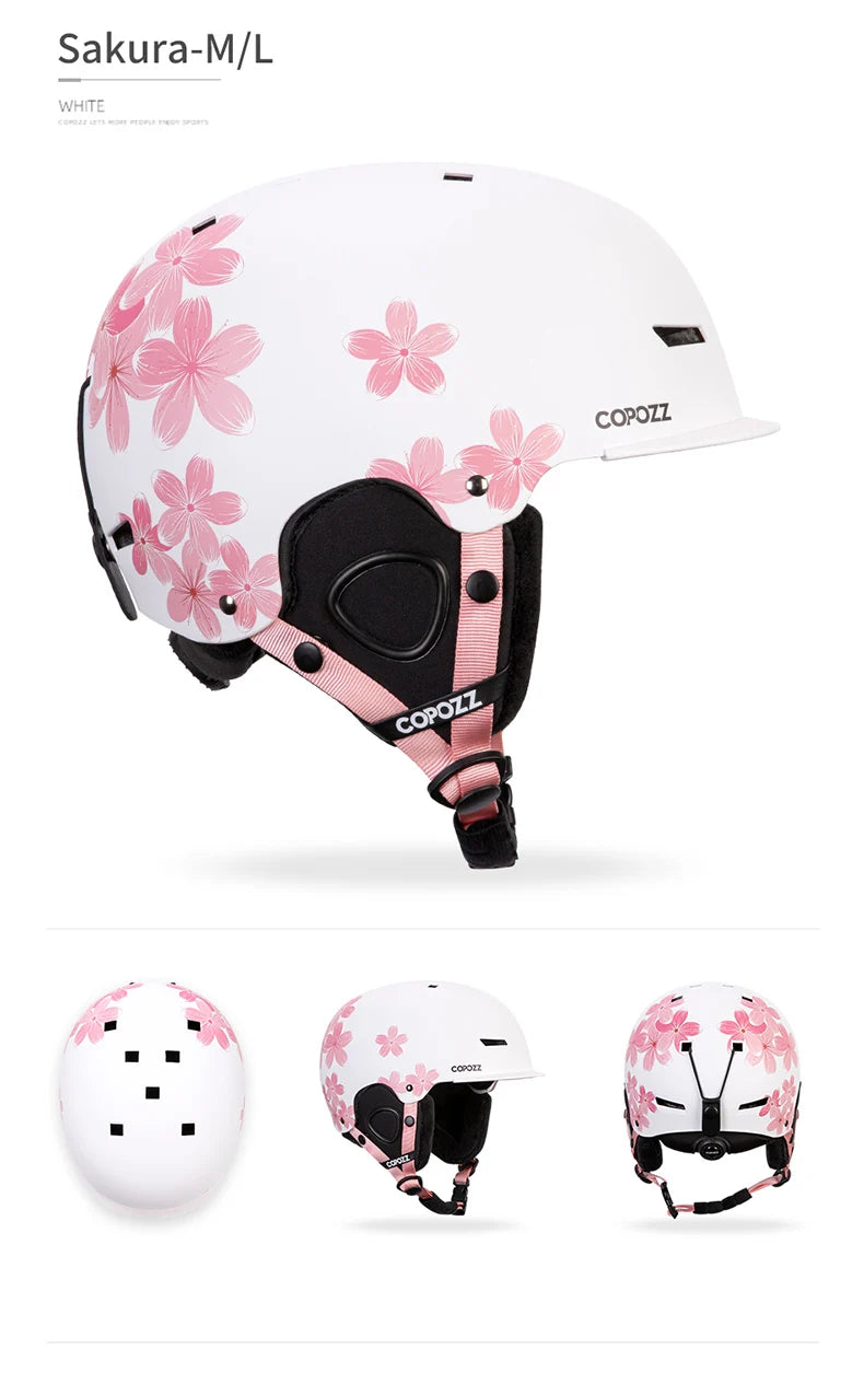 COPOZZ Graphic Art Ski & Snowboard Helmet (CE Certified)