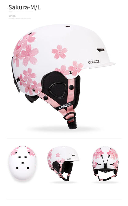 COPOZZ Graphic Art Ski & Snowboard Helmet (CE Certified)