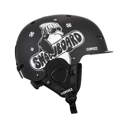 COPOZZ Graphic Art Ski & Snowboard Helmet (CE Certified)