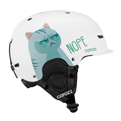 COPOZZ Graphic Art Ski & Snowboard Helmet (CE Certified)