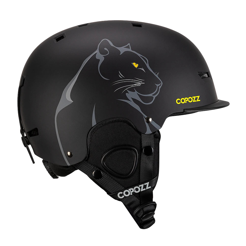 COPOZZ Graphic Art Ski & Snowboard Helmet (CE Certified)