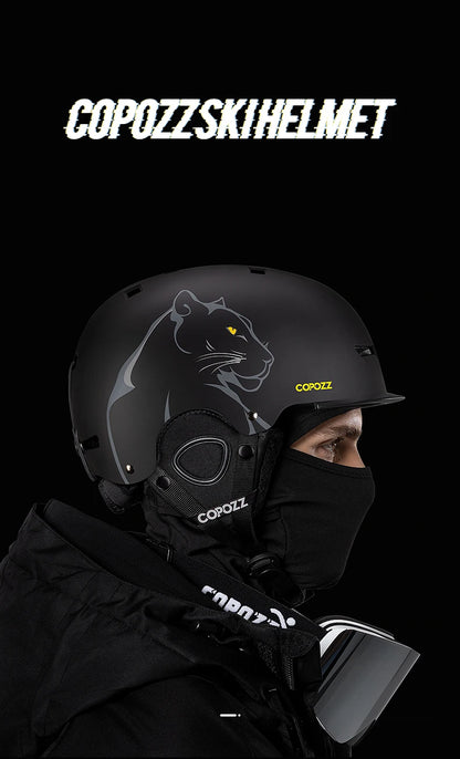 COPOZZ Graphic Art Ski & Snowboard Helmet (CE Certified)