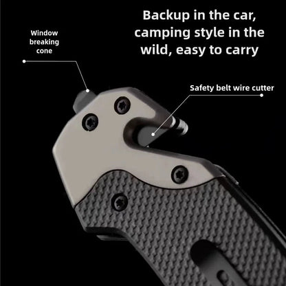 Tactical Rescue & Survival Folding Knife