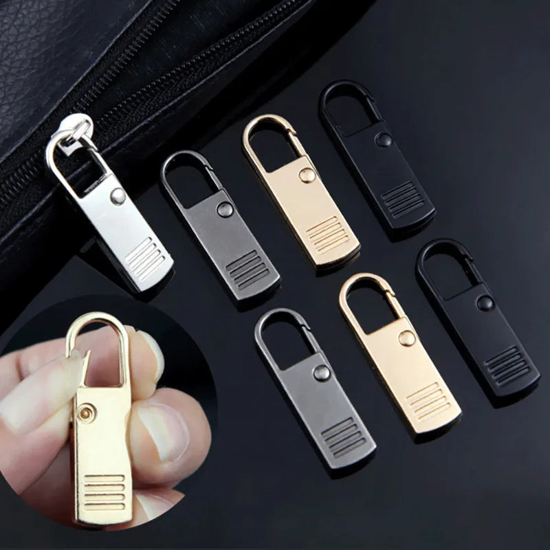 Instant Clip-On Metal Zipper Pulls