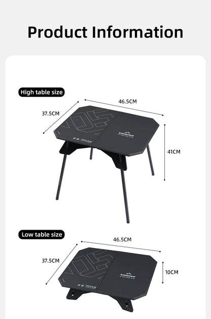 ShineTrip Ultra-light 2-in-1 Convertible Camping Table