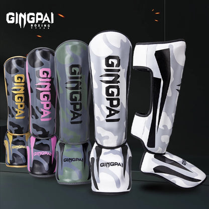 GINGPAI Camo Martial Arts Shin Guards