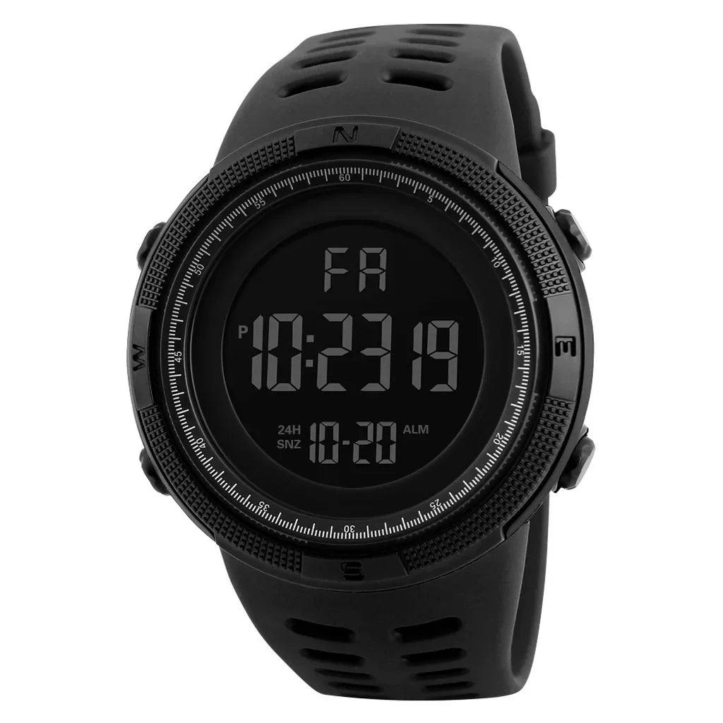 Rugged Digital Sports & Outdoor Watch