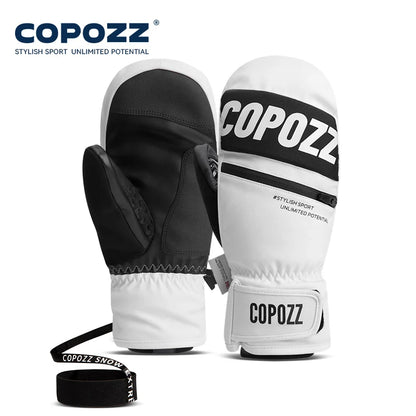 COPOZZ 3M Thinsulate Waterproof Ski Mittens