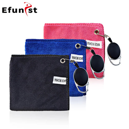 Retractable Microfiber Golf Towel