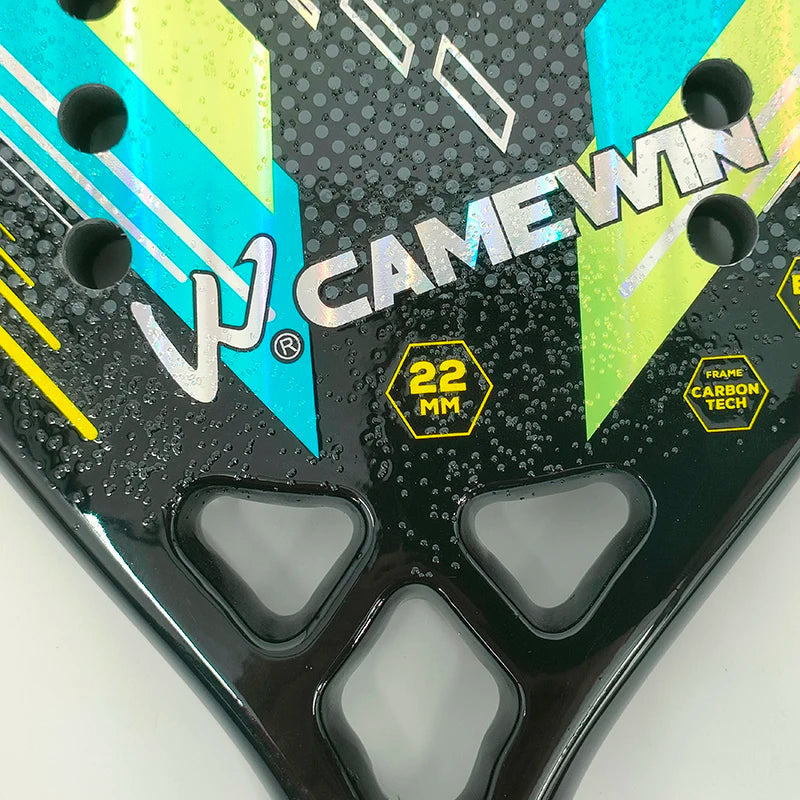 Camewin 3K Beach Tennis Racket - Full Carbon Fiber - Rough Surface