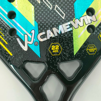 Camewin 3K Beach Tennis Racket - Full Carbon Fiber - Rough Surface