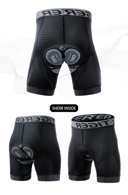 X-TIGER 5D Padded Cycling Underwear Shorts (6-Hour Support)