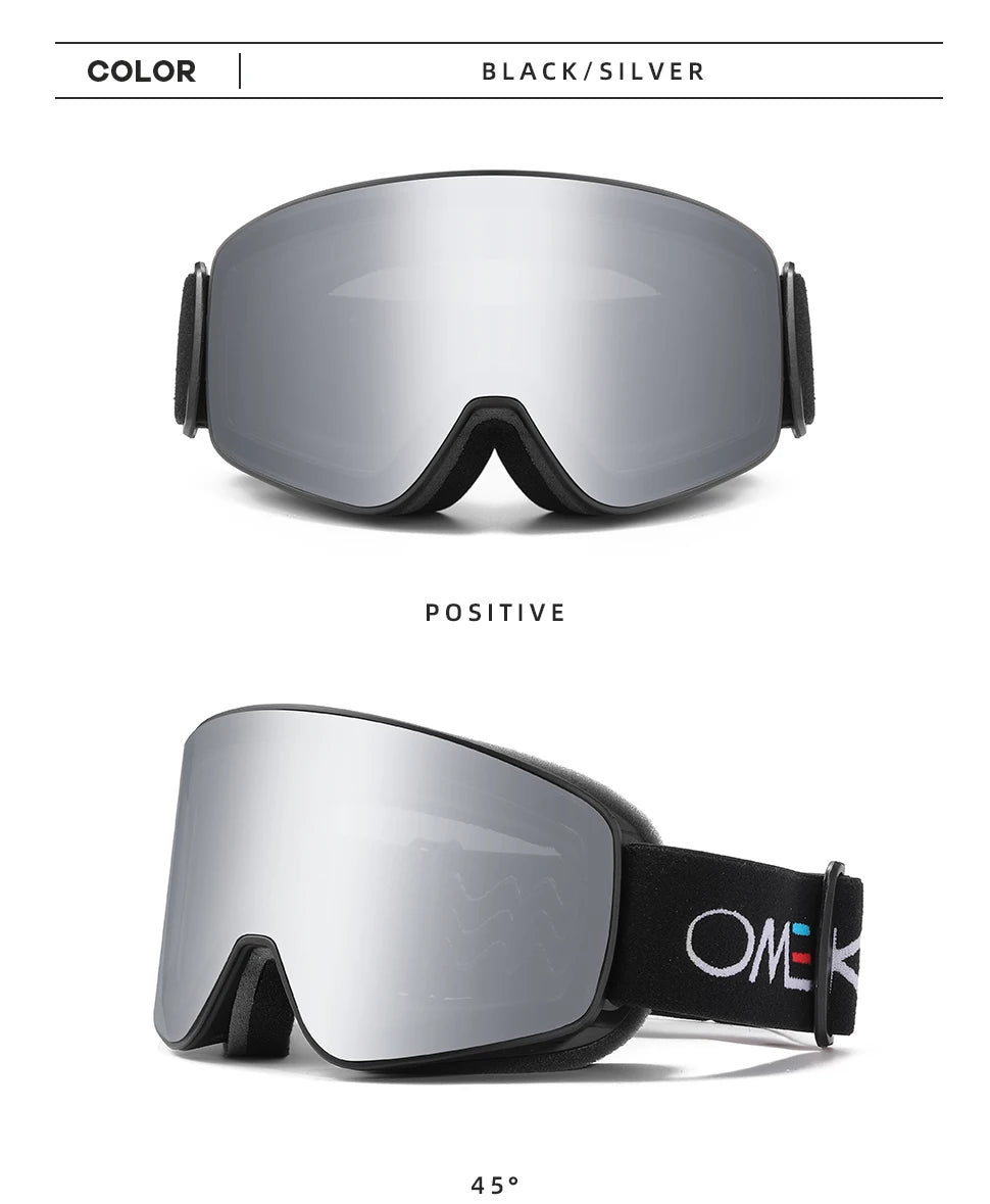 OMEKOL Classic Ski & Snowboard Goggles