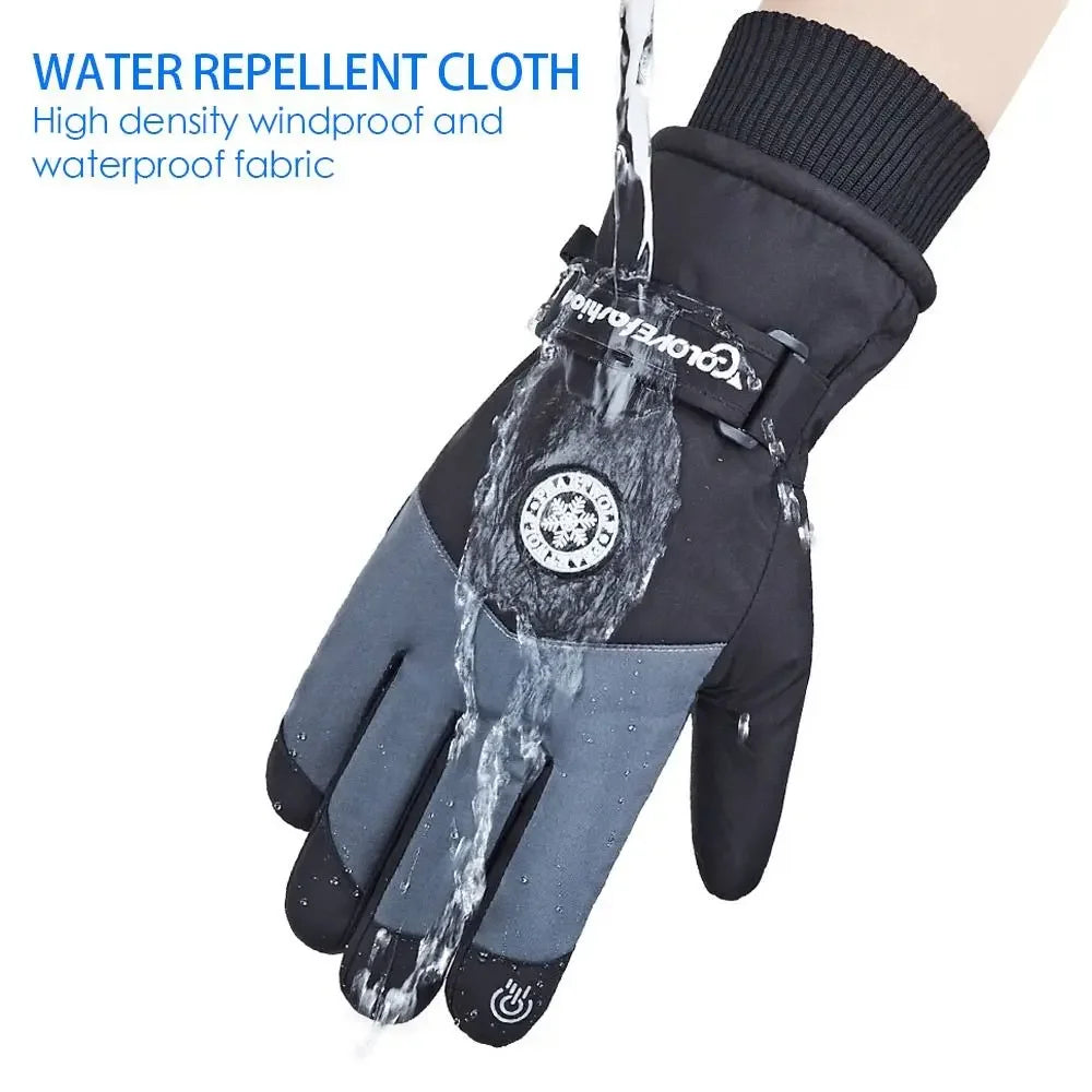 Waterproof Fleece-Lined Winter Sports Gloves