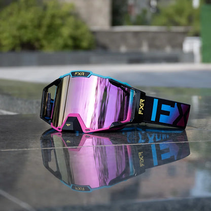 FXR Combat MX & Ski Goggles (Anti-Fog Double Lens)