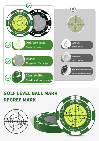 Caiton Magnetic Green-Reading Ball Marker