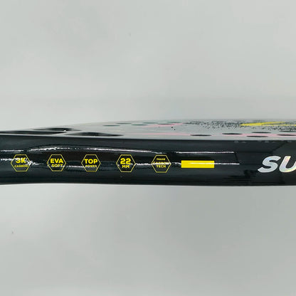 Camewin 3K Beach Tennis Racket - Full Carbon Fiber - Rough Surface