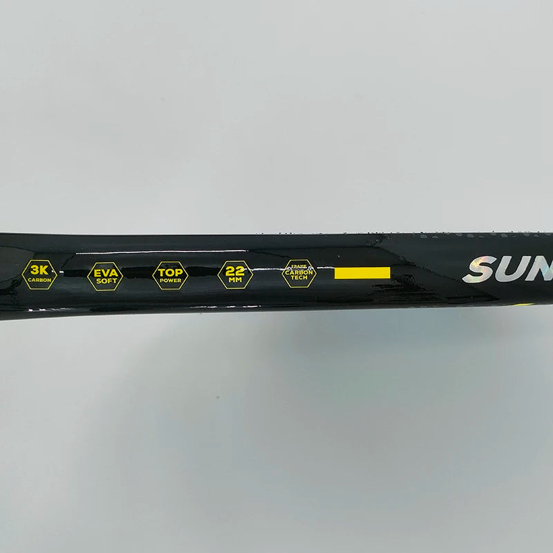 Camewin 3K Beach Tennis Racket - Full Carbon Fiber - Rough Surface