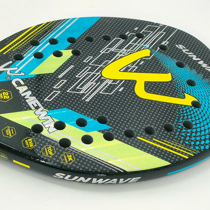 Camewin 3K Beach Tennis Racket - Full Carbon Fiber - Rough Surface