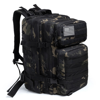 45L Tactical MOLLE Backpack for Hiking & Trekking