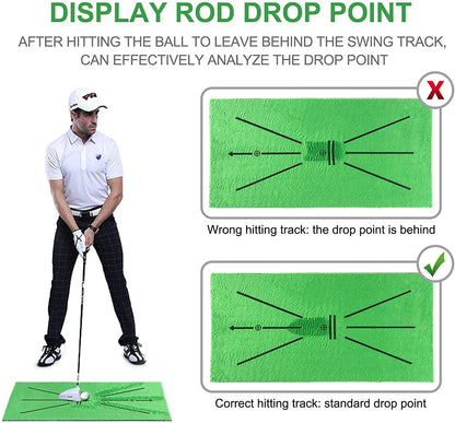 Instant Feedback Golf Swing Training Mat