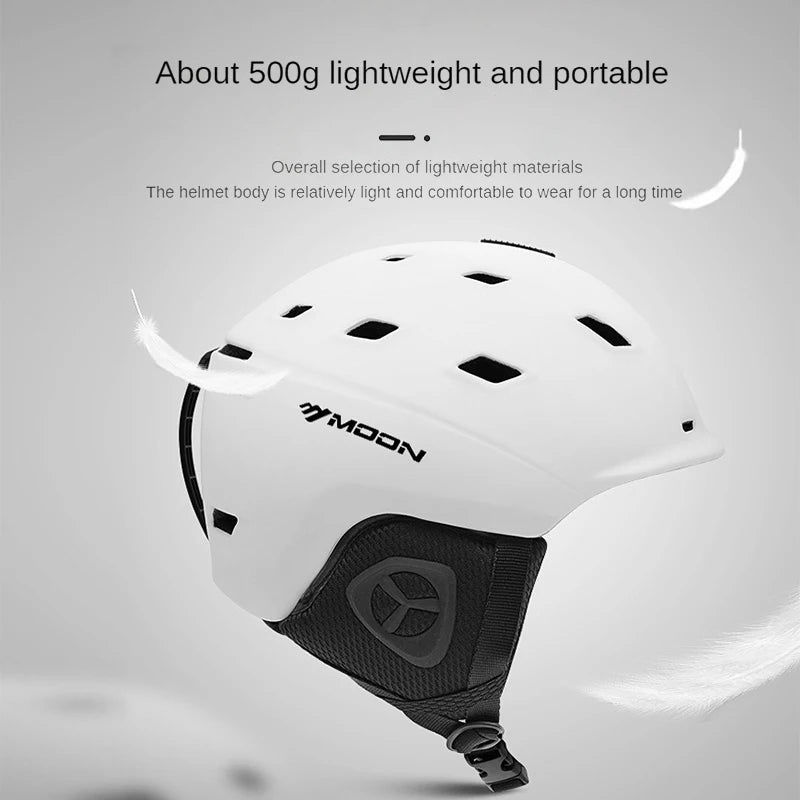 MOON Professional Ski & Snowboard Helmet (with Optional Visor)