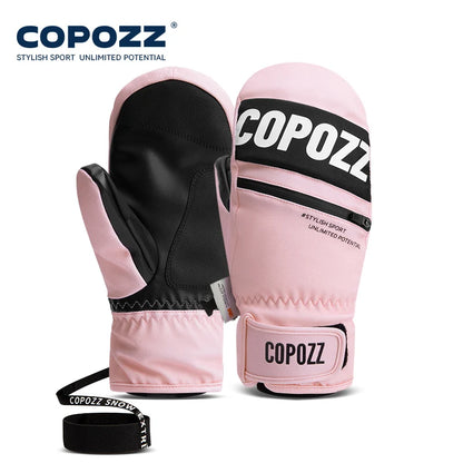 COPOZZ 3M Thinsulate Waterproof Ski Mittens
