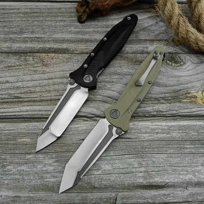 Tactical Folding Knife (D2 Steel & G10 Handle)
