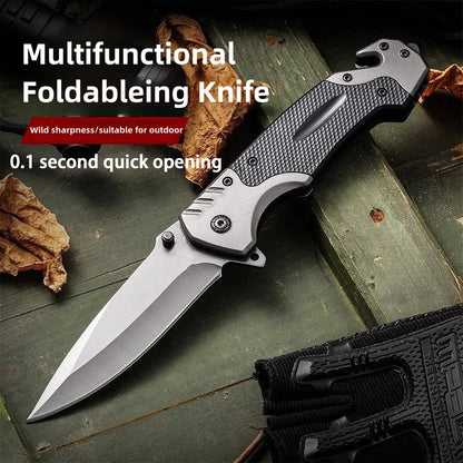 Tactical Rescue & Survival Folding Knife