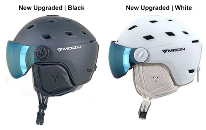 MOON Professional Ski & Snowboard Helmet (with Optional Visor)