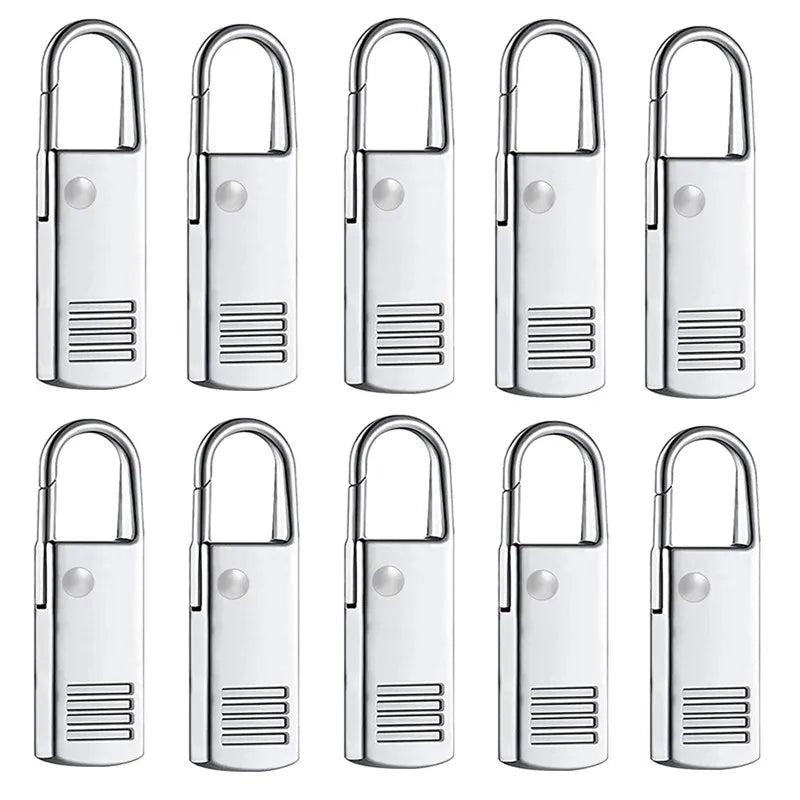 Instant Clip-On Metal Zipper Pulls
