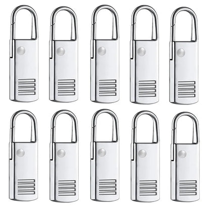 Instant Clip-On Metal Zipper Pulls