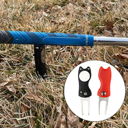 3-in-1 Switchblade Golf Divot Tool